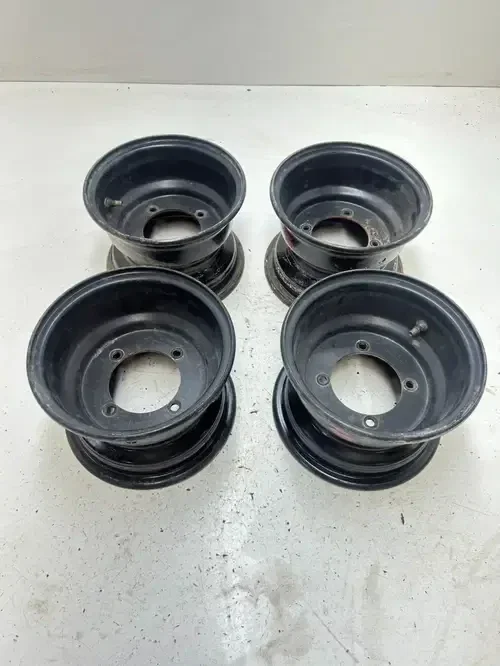05 2005 Polaris Sportsman 90 2 Stroke OEM GOOD Rear Front Wheel Rim Rims 8 X 5.5