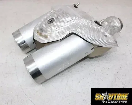07-09 DUCATI MULTISTRADA 1100 EXHAUST PIPE MUFFLER SLIP ON CAN SILENCER