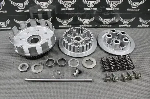1985 HONDA CR125R OEM COMPLETE CLUTCH W BASKET HUB PRESSURE PLATE 22100-KA3-760