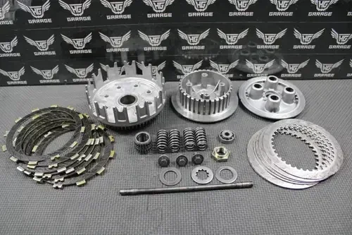 1996 94-98 KAWASAKI KX125 OEM COMPLETE CLUTCH W PLATES BASKET HUB 13095-1341