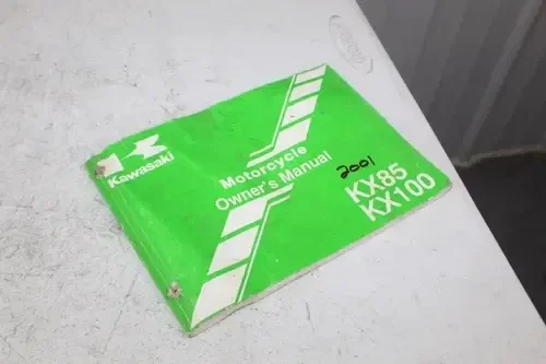 2001 Kawasaki KX85 KX100 Owners Manual KX 85 100 01