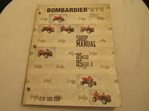 2005 BOMBARDIER DS650 SHOP MANUAL/ PART# 219100200