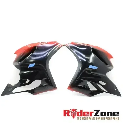 2012 – 2015 DUCATI PANIGALE 1199 MID FAIRING SET FRONT LEFT RIGHT COVER PLASTIC