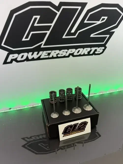 2021-2024 Kawasaki KX 250 KX250F Titanium Valves With Springs – Intake & Exhaust