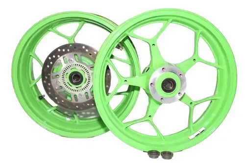 23-25 Kawasaki Ninja Zx14r Front Wheel Rim & Rear Wheel Rims Pair OEM *str8*