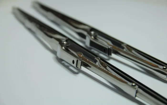 2x Classic Fiat 124 127 128 131 Dino Fulvia Alfasud Steel Wiper Blade 380mm 15 “