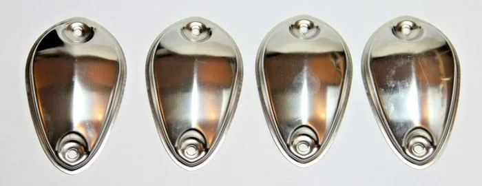 4x CLASSIC LANCIA FULVIA COUPE BUMPER REMOVAL HOLES CAPS FRONT REAR KIT NEW