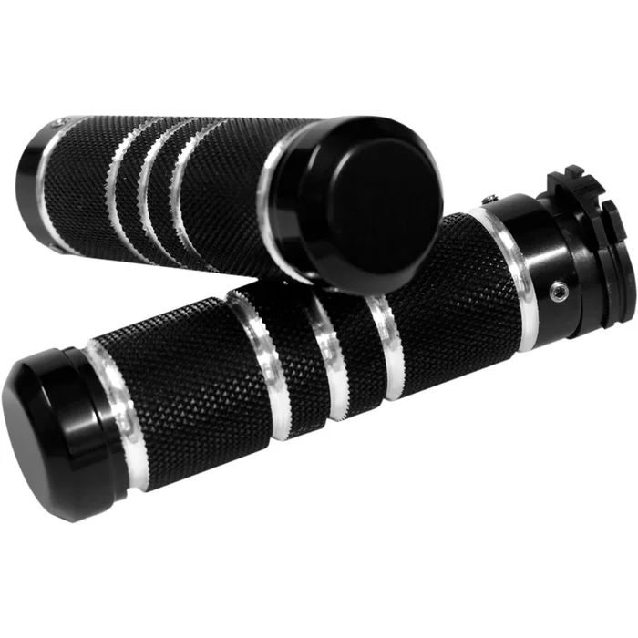 ACCUTRONIX 0630-1458 GR100-KGN Knurled Grooved Custom Grips Grips – Knurled – Grooved – Black