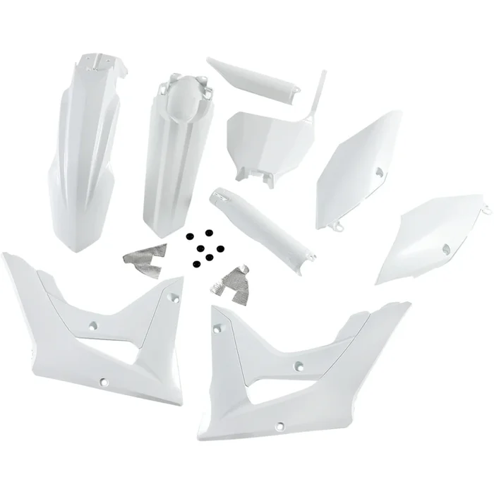 ACERBIS 1403-2263 2645470002 Replacement Plastic Kit Full Replacement Body Kit – White