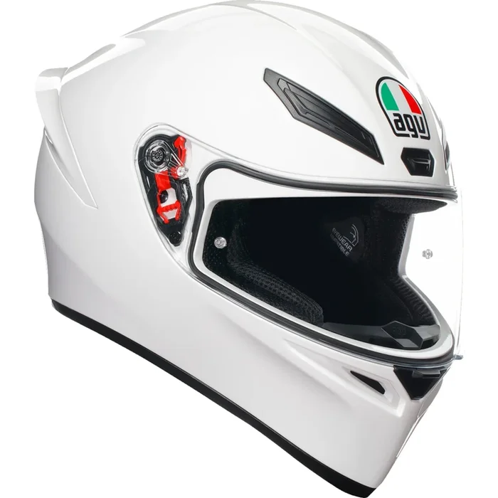 AGV 0101-15644 2118394003028XS K1 S Solid Helmet K1 S Helmet – White – XS