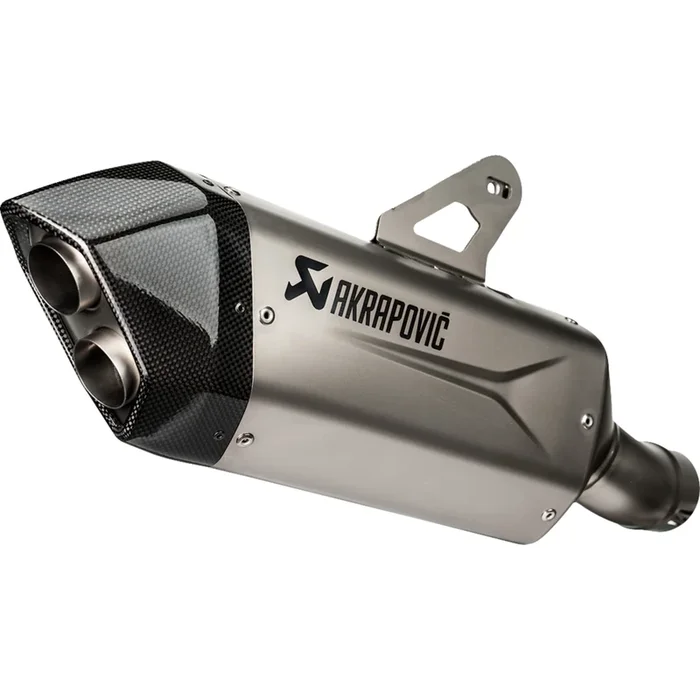 AKRAPOVIC 1811-4628 S-B13SO4-HJGT Slip-On Line Muffler titanium – silver – bmw r 1300 gs