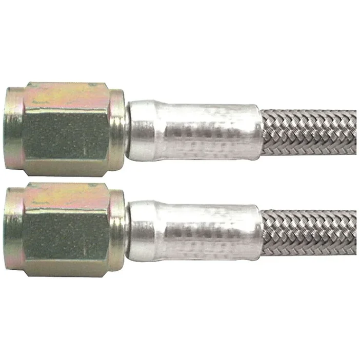 Allstar Performance 30 ” #3 Braided Stainless Steel Line w/ -3 Straight Ends