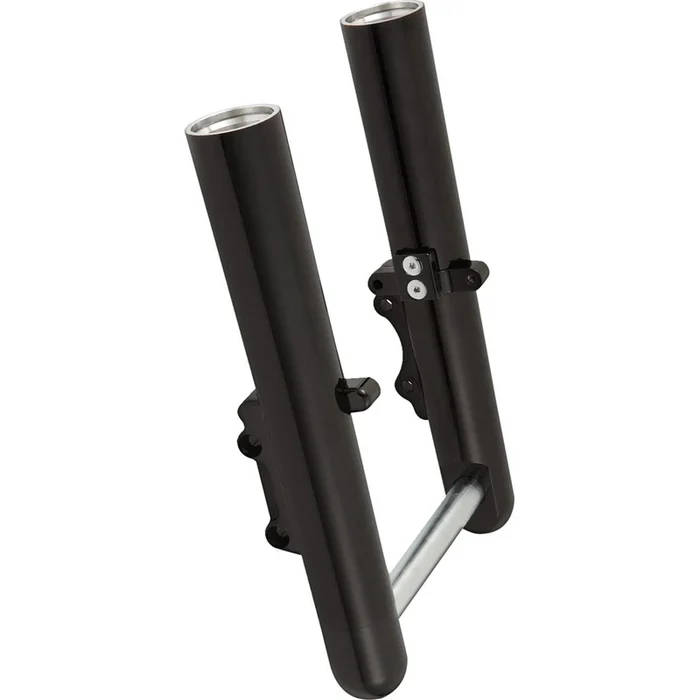 Arlen Ness Fork Legs – Black – Smooth – Dual Disc 40-528