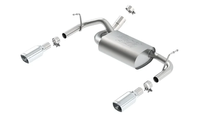ATAK Axle-Back Exhaust for Jeep Wrangler 3.6L 2012-18 | #11860 | Borla