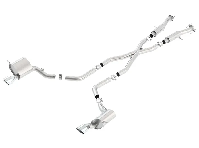 ATAK Cat-Back Exhaust (Chrome Tips) for Grand Cherokee SRT 6.4L 2015-21 | #140633 | Borla