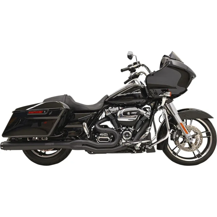 Bassani Manufacturing 2:1 Exhaust – Black – Round – ’17+ FL [MPN: 1F58RB]
