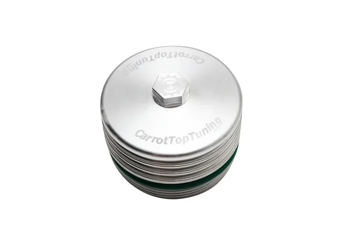 BMW Billet Oil Filter Cap | N54 N55 S55 N52 N20 N26 | Brushed Finish