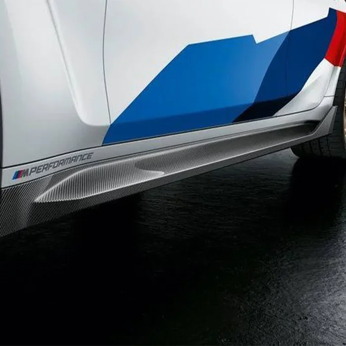BMW Genuine M Performance M3 Carbon Side Skirts For G80 In Prepreg Carbon Fibre
