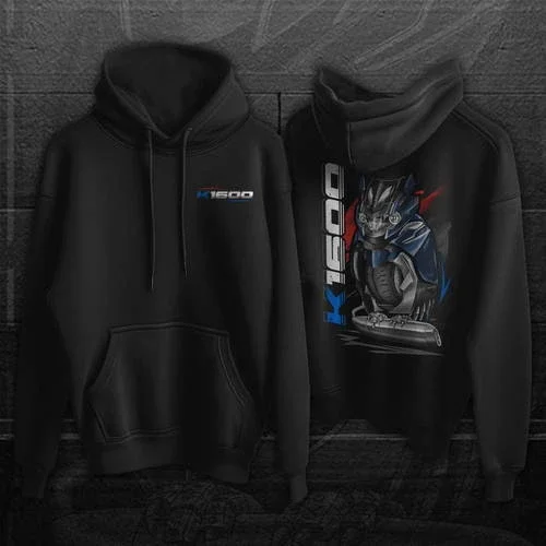 BMW K1600 Planet Metallic & Ivory on Hoodie Pullover for Riders
