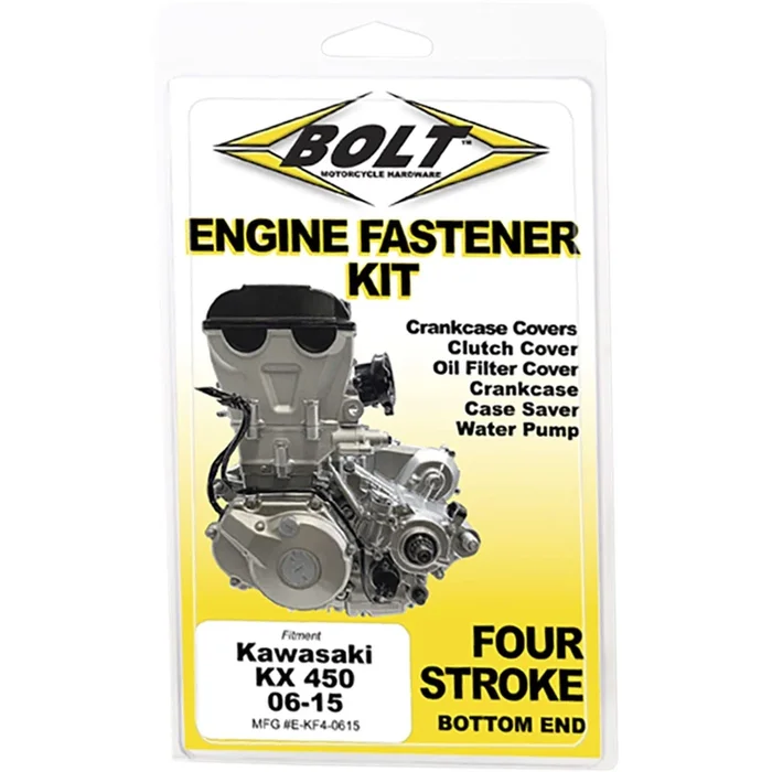 Bolt MC Hardware Engine Fastener Kit for Kawasaki KWX [MPN: E-KF2-0420]