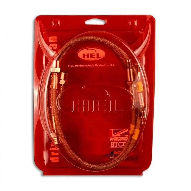Braided Brake Lines (13 Colours Available) for Mustang 2015-23 | #FOR-4-687 | HEL Performance