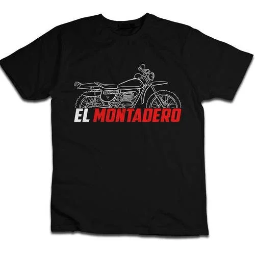 Bultaco El Montadero 350 Mk1 1968-1971 T-Shirt, Motorcycle Tee for Riders