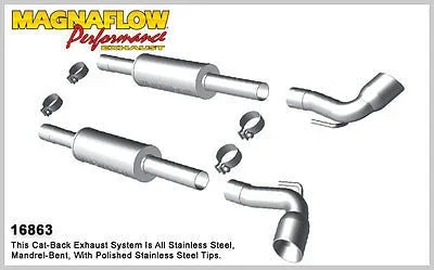Cat-Back Exhaust (Polished Tips) for Dodge Viper 8.3L/8.4L 2003-10 | #16863 | MagnaFlow