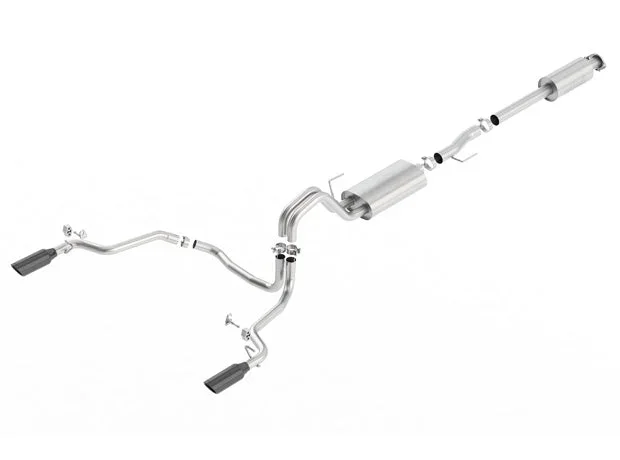 Cat-Back S-Type Exhaust F-150 Truck 2015-18#140615BC | Borla