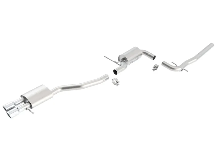Cat-Back S-Type Exhaust JETTA 2006-10 #140397 | Borla