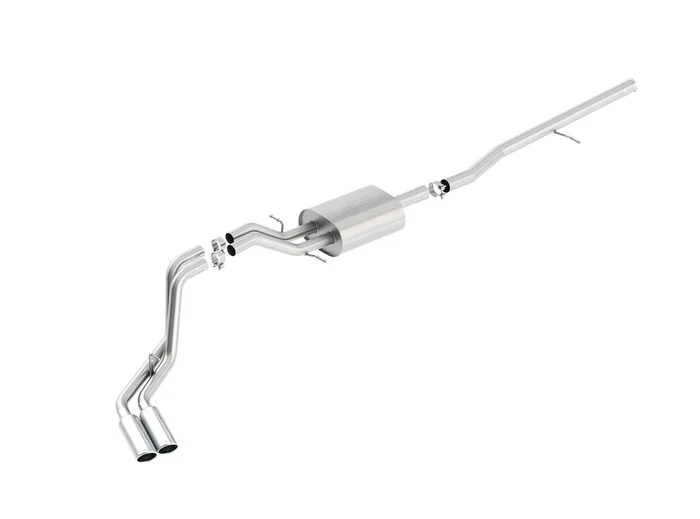 Cat-Back S-Type Exhaust SILVERADO 1500 2014-17 #140550 | Borla