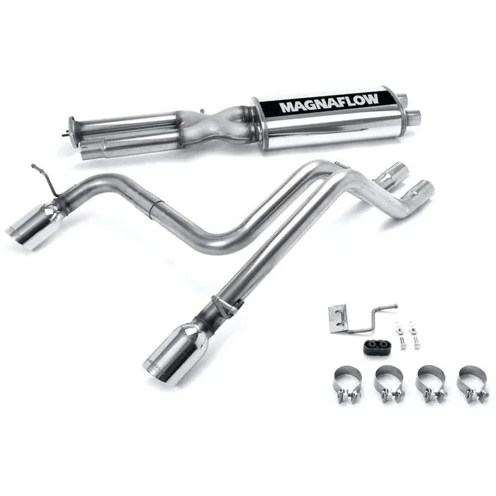 Cat-back Street Exhaust (polished) for H2 6.0L 2003-06 | #16673 | MagnaFlow