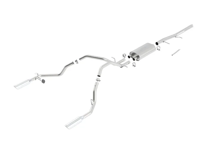 Cat-Back Touring Exhaust SILVERADO 1500 2009-13 #140340 | Borla