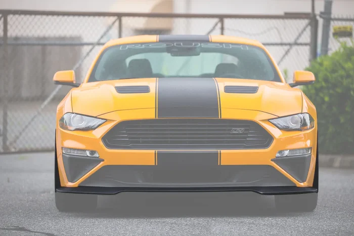 Chin Spoiler and Wheel Shroud 3-Piece Aero Kit for Mustang 2018-23 | #422082 | Roush