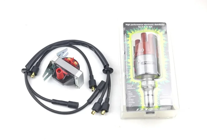 Classic Fiat 500 126 Electronic 123 Ignition Marelli Leads & Facet Dry Coil Kit