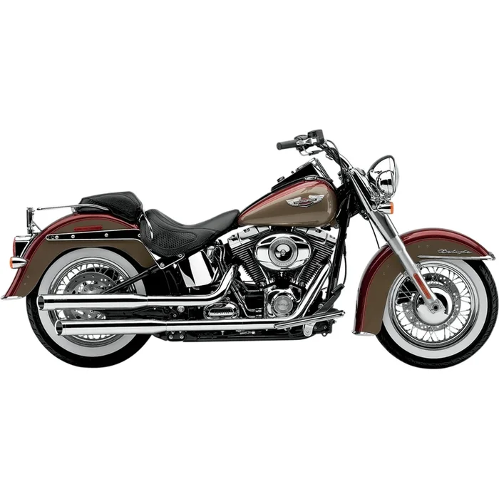 COBRA 1801-0361 6002 3 ” Slip-On Mufflers – Chrome Slashcut Mufflers