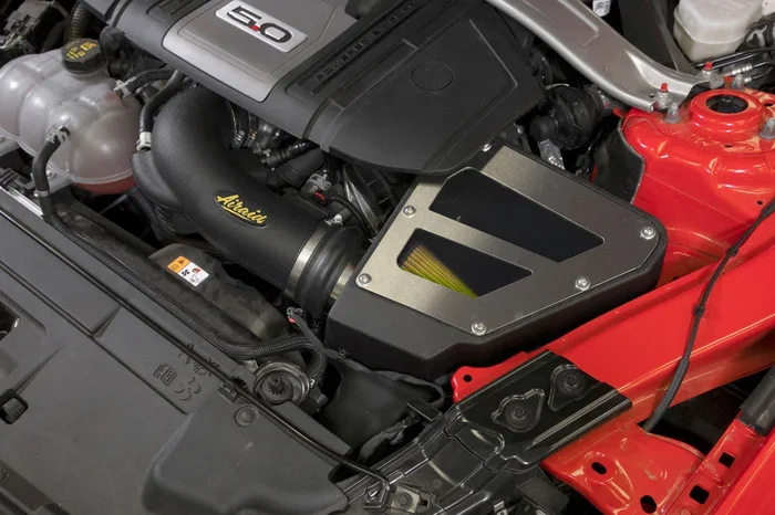 Cold Air Intake Kit (Yellow Filter) for Mustang 5.0L GT 2018-23 | #454/455-356 | Airaid