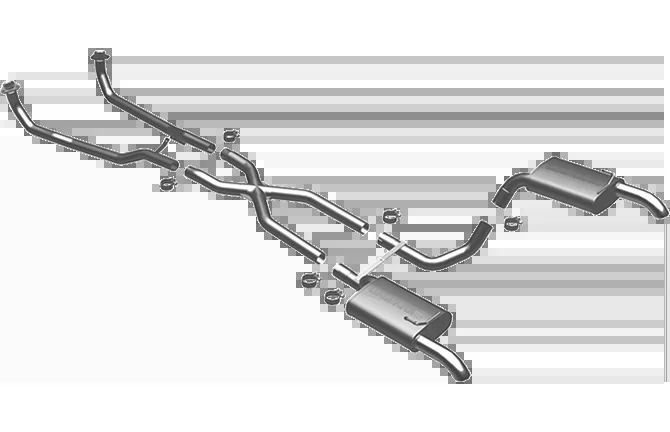 Corvette 1968-73 C3 Exhaust Cat-Back System 16842 | MagnaFlow