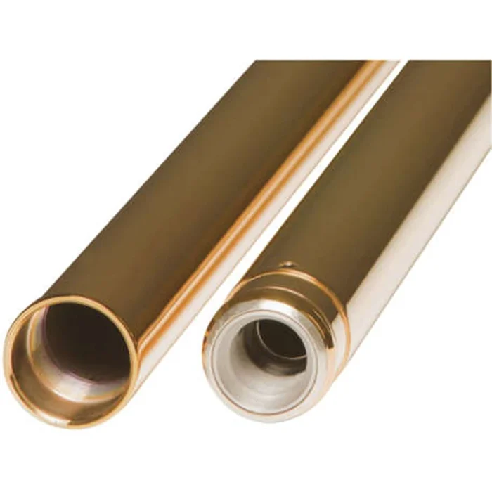 Custom Cycle Fork Tubes – Gold – 49 mm – 24.875 ” [MPN: 710029]