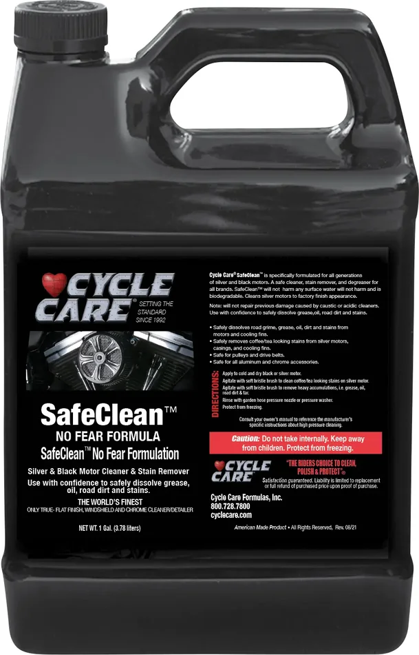 Cycle care formulas Safe Clean™ Silver and Black Engine Cleaner