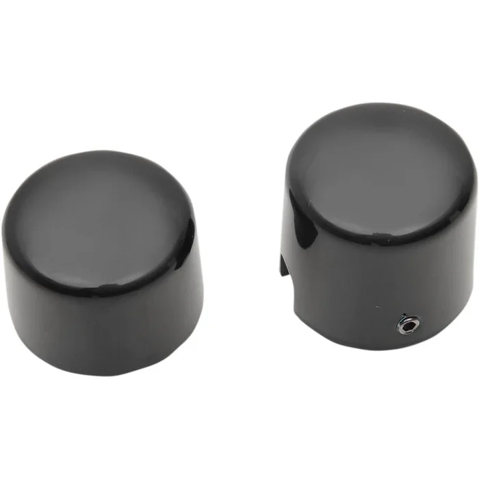Drag Specialties Axle Caps – Gloss Black – Rear – 08-17 Softail 0214-1237