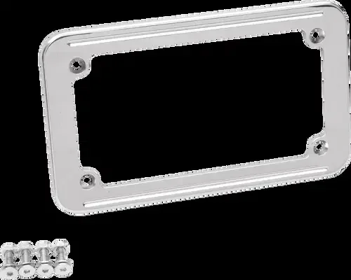 DRAG SPECIALTIES License Plate Frame – Chrome 083028