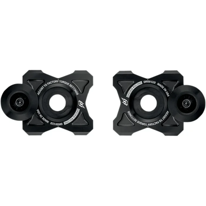 DRIVEN RACING 1231-0505 DRAX-113-BK Axle Block Sliders kawasaki – black
