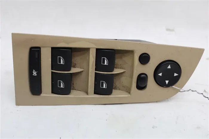 DRIVERS MASTER WINDOW SWITCH 335i 323i 328i M3 2006 06 07 08 09 10 11 12 – 1061548