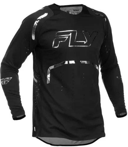FLY RACING EVOLUTION DST SE SPARK JERSEY BLACK/SILVER MD