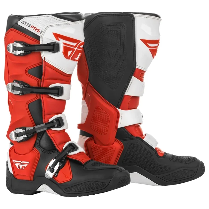Fly Racing FR5 Boots Red/Black/White Size 08 [MPN: 364-71008]
