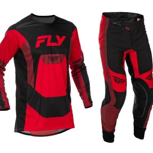 Fly Racing Lite Gear Combo – Black/Red