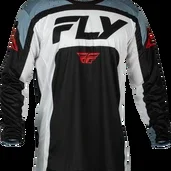 FLY RACING LITE JERSEY BLACK/WHITE/DENIM GREY MD