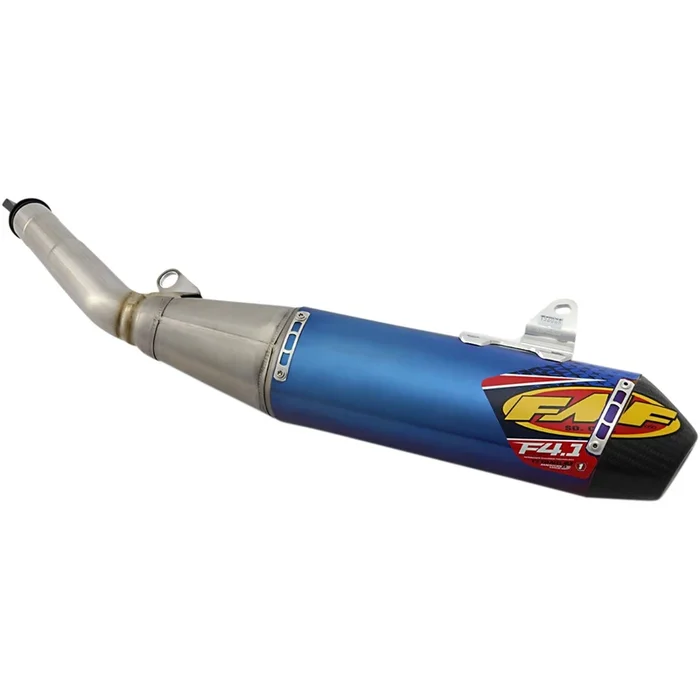 FMF Racing Factory 4.1 RCT Anodized Titanium Slip-On with Carbon Fiber End Cap YZ250F [MPN: 044455]