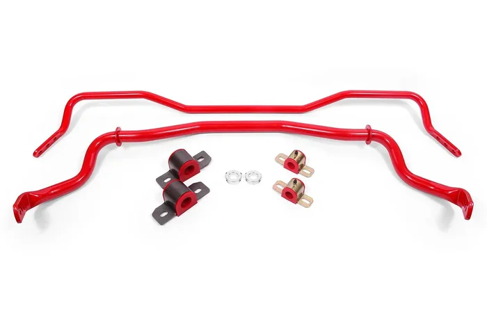 Front & Rear Sway Bar Kit With Bushings for Mustang 2015-23 | #SB043 | BMR
