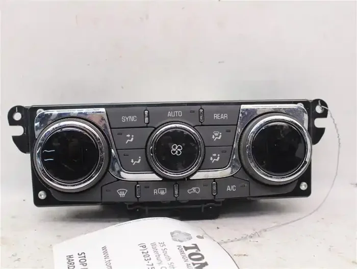 FRONT TEMPERATURE CONTROLS GMC Acadia 13 14 15 16 – 942864